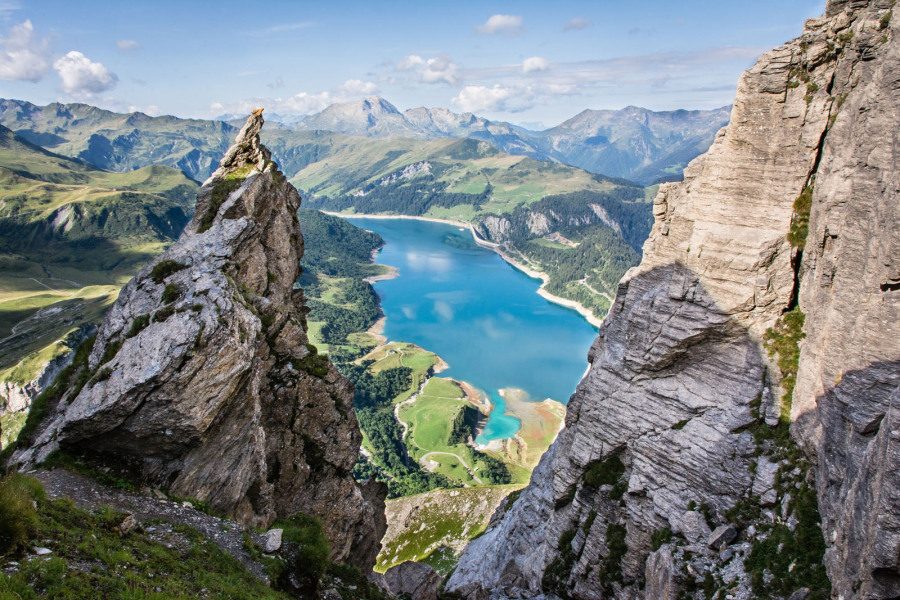 Randonnée du rocher du Vent – Brèche sur le lac de Roselend