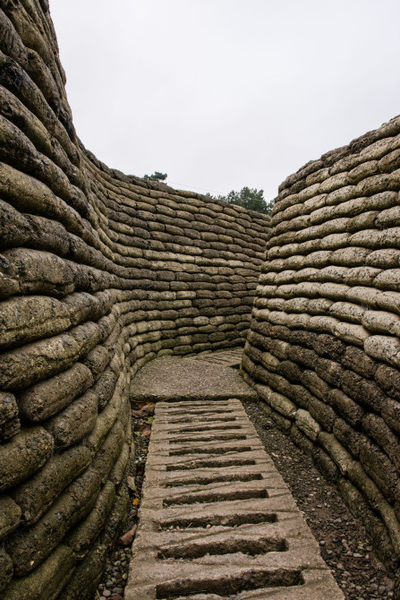 Mémorial de Vimy – Tranchées restaurées Mémorial de Vimy – Tranchées restaurées