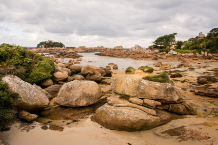 Trégastel – Plage de Tourony à marée basse