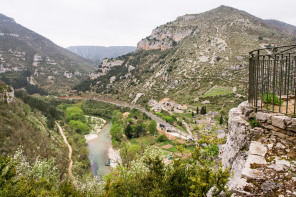 La Malène – Vue depuis la statue de la Vierge La Malène – Vue depuis la statue de la Vierge