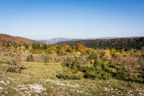 Randonnée des 4 lacs – Vue du parking du pic de l'Aigle Randonnée des 4 lacs – Vue du parking du pic de l'Aigle