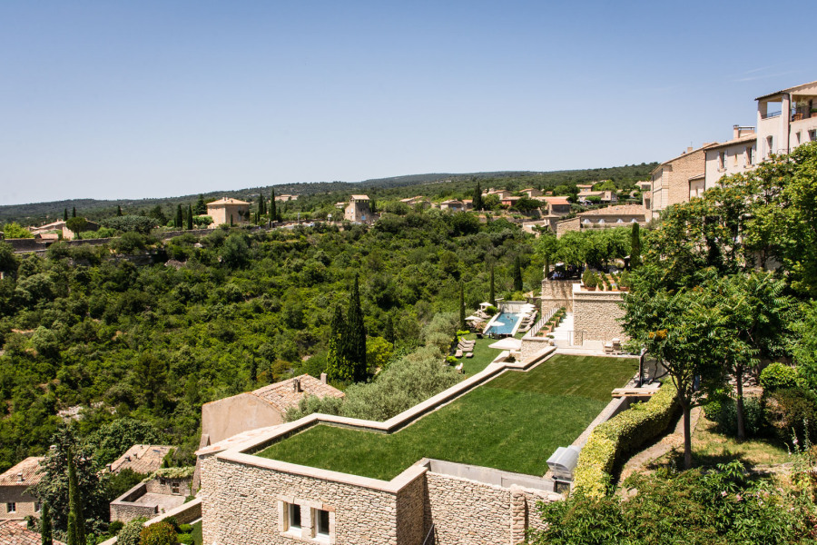 Gordes – Vue depuis le Cercle Républicain