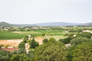 Vue depuis le château d'Ansouis