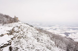 Montée vers le mont Monnet en hiver Montée vers le mont Monnet en hiver