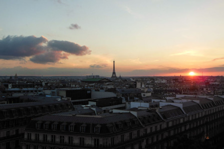 Vue depuis le toit des Galeries Lafayette