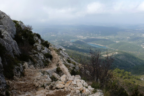 Randonnée jusqu'à la croix de Provence