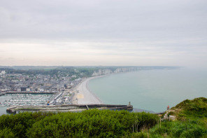 Fécamp – Vue depuis le cap Fagnet Fécamp – Vue depuis le cap Fagnet