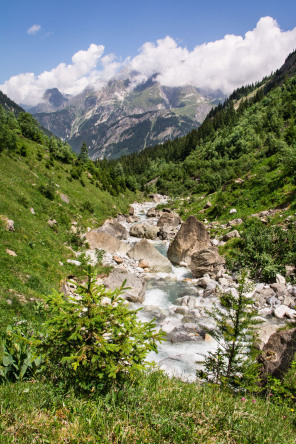 Sentier dans la vallée de Chavière (juin 2017)