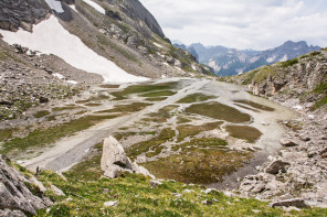 Randonnée du col de la Vanoise – Lac des Vaches vu d'en haut (juin 2017)