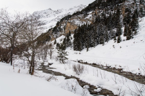 Randonnée de Pralognan aux Prioux – Partie entre le pont de Gerlon et Les Prioux (janvier 2021)