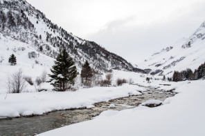 Randonnée de Pralognan aux Prioux – Partie entre le pont de Gerlon et Les Prioux (janvier 2021)