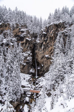 Balade vers la cascade de la Fraîche (janvier 2022)