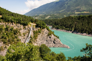 Randonnée du lac de Monteynard – Passerelle de l'Ebron
