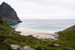 Randonnée de la plage de Kvalvika Randonnée de la plage de Kvalvika