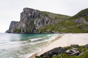 Randonnée de la plage de Kvalvika Randonnée de la plage de Kvalvika