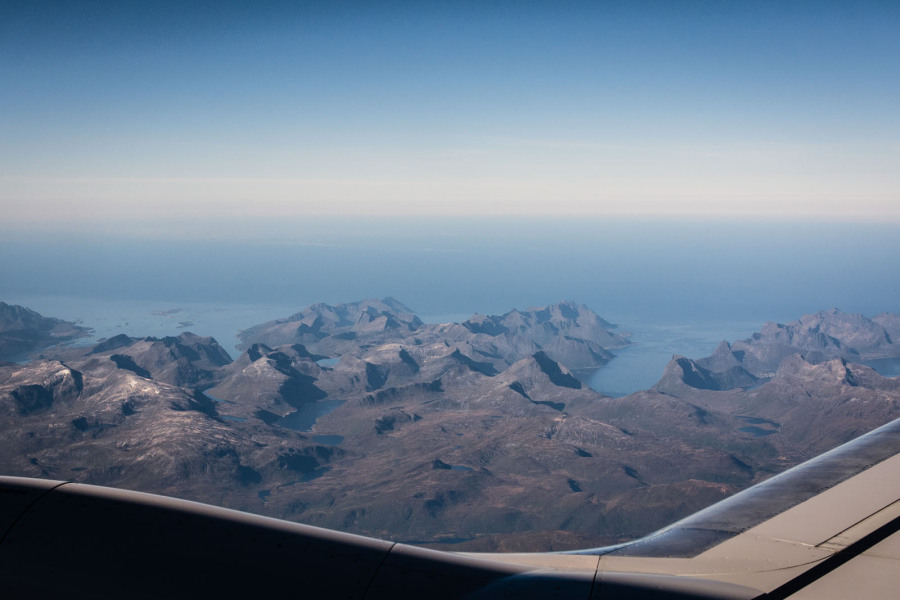 Senja vue du ciel Senja vue du ciel