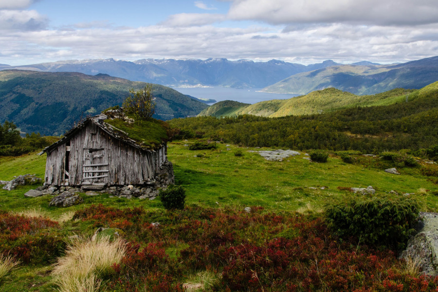 Randonnée de Vidasethovden – Vue sur le Sognefjord Randonnée de Vidasethovden – Vue sur le Sognefjord