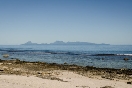 Vue de Raiatea depuis le Fare Maeva Vue de Raiatea depuis le Fare Maeva